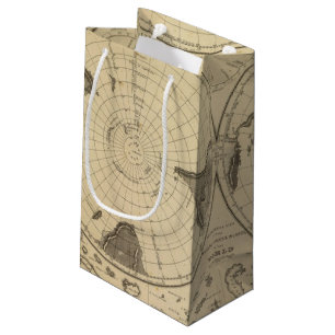 World land surface small gift bag