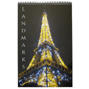 world landmarks 2026 calendar
