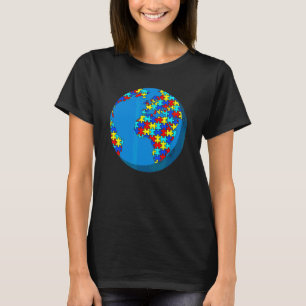 World Life Autism Awareness Month Asd Supporter 3 T-Shirt