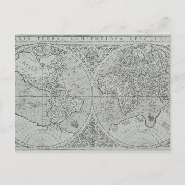 World Map 10 Postcard (Front)