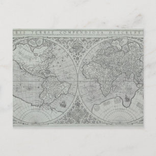 World Map 10 Postcard