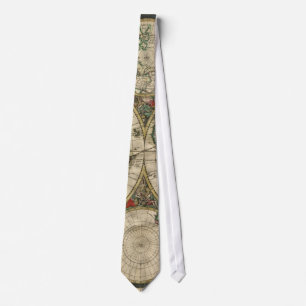 World Map 1689 print Tie