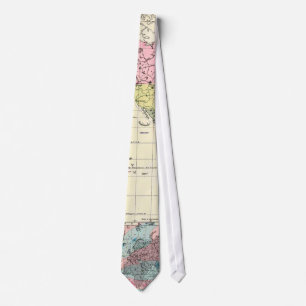 World Map 1891 Tie