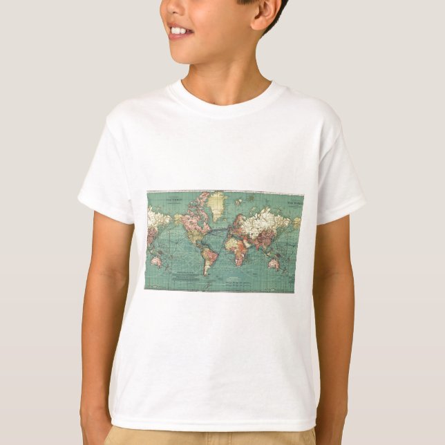 World map 1919 T-Shirt (Front)