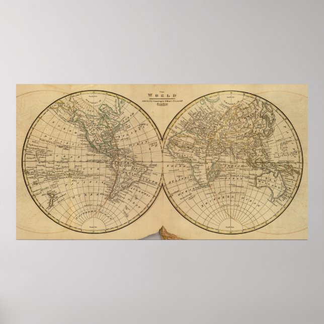 World Map 2 Poster (Front)