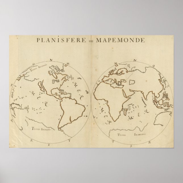 World Map 2 Poster (Front)