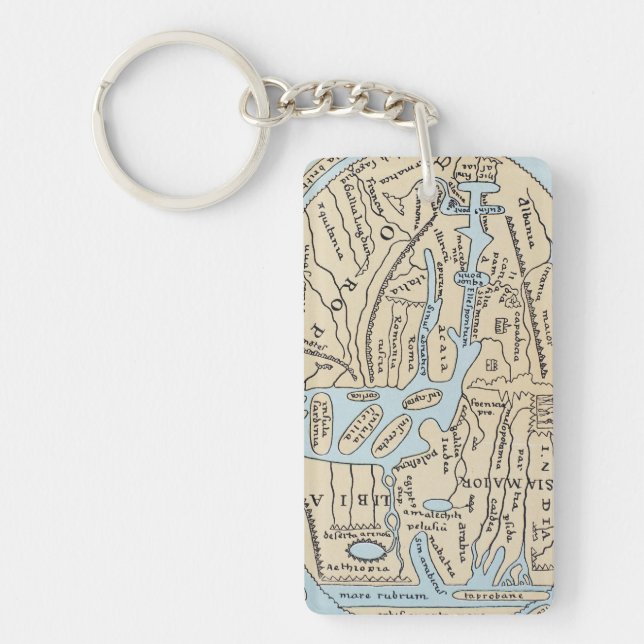 WORLD MAP 2ND CENTURY KEY RING (Front)