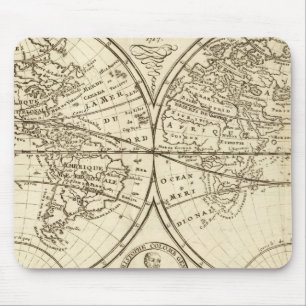 World Map 4 Mouse Mat