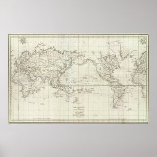 World Map 6 Poster