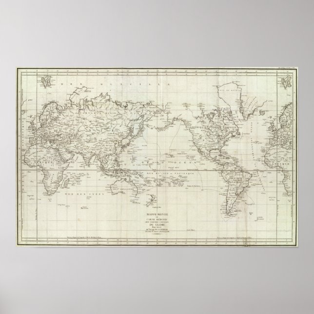 World Map 6 Poster (Front)