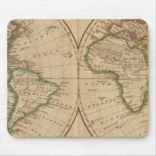 World Map 7 Mouse Mat
