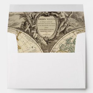World Map 8 Envelopes