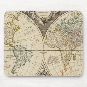 World Map 8 Mouse Mat