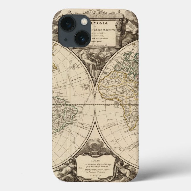 World Map 9 Case-Mate iPhone Case (Back)