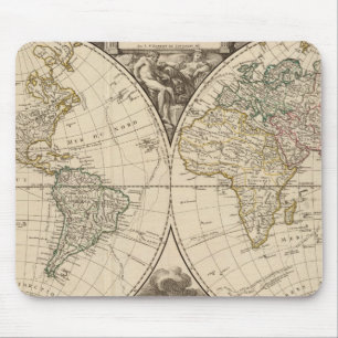 World Map 9 Mouse Mat