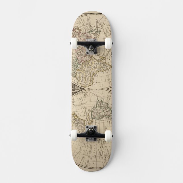World Map 9 Skateboard (Front)