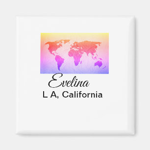 World map add name text place country city text mi magnet