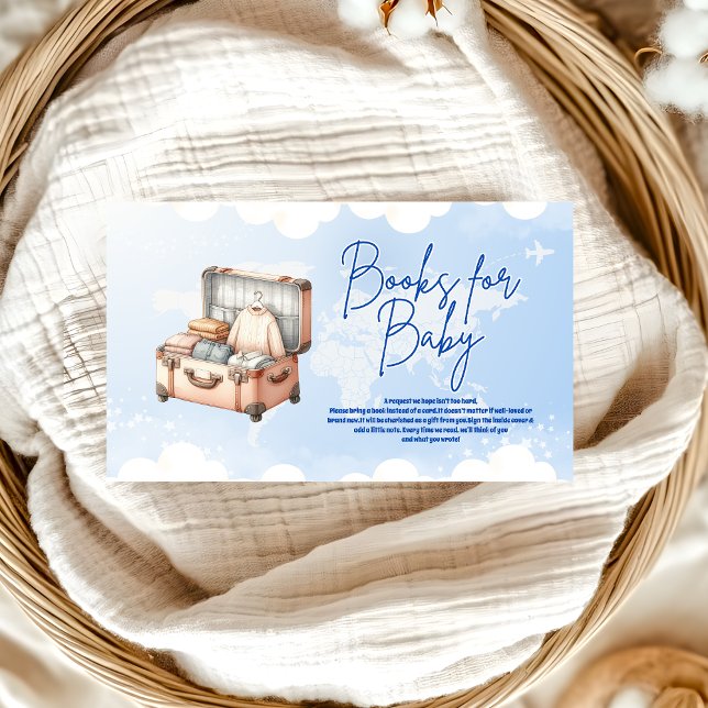 World Map Adventure Awaits  Books for Baby  Enclosure Card (Creator Uploaded)