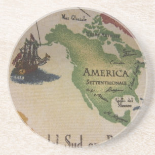 World Map - America Coaster