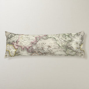 World Map Body Cushion