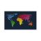 World Map business card