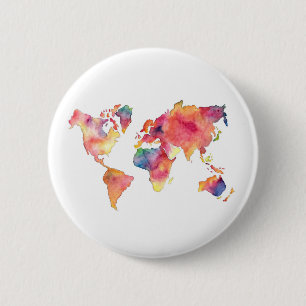 World Map Button