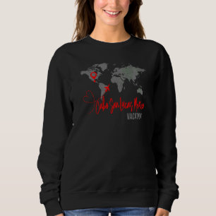 World Map Cabo San Lucas Map Matching Family Vaca Sweatshirt
