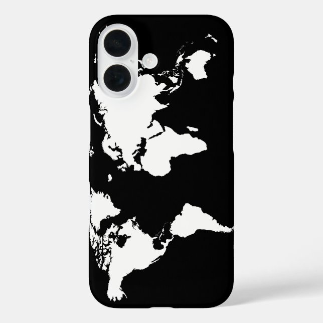 World map Case-Mate iPhone case (Back)