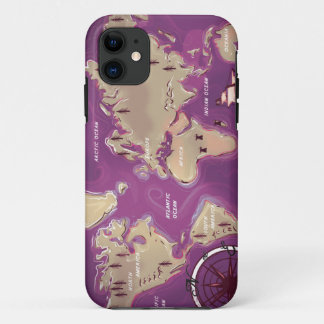 World Map iPhone 11 Case