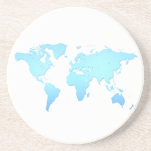 World Map Coaster