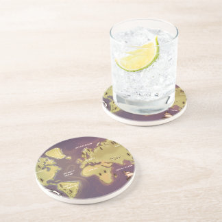 World Map Coaster