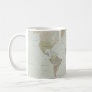 World Map Coffee Mug