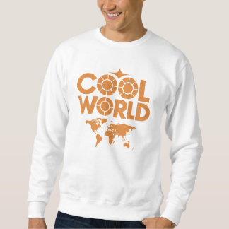 World Map "Cool World" Design | Travel Lover Gift Sweatshirt