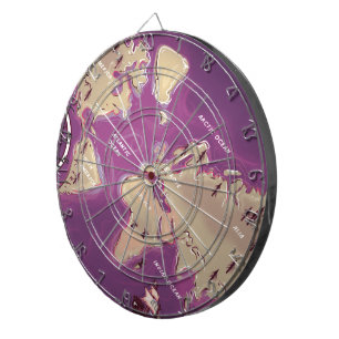 World Map Dartboard