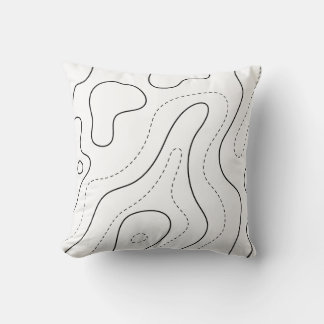 World Map Decorative Pillow