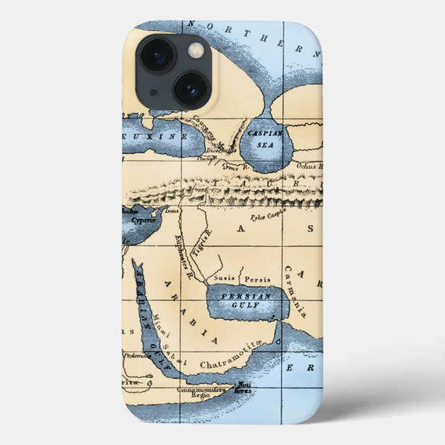WORLD MAP: ERATOSTHENES Case-Mate iPhone CASE (Back)