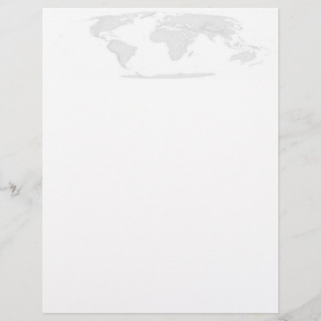 World Map Flyer (Front)