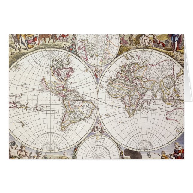 World Map from Atlas Maior (Front Horizontal)