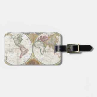 World Map Gifts Luggage Tag