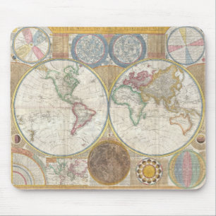 World Map Gifts Mouse Mat