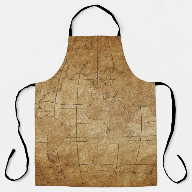 World Map: Global Exploration Guide Apron (Front)