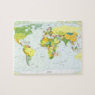 World Map Globe Atlas Countries Jigsaw Puzzle