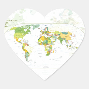 world+map+globe+country+atlas heart sticker