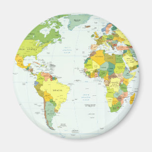 world+map+globe+country+atlas magnet