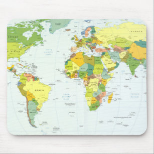 world+map+globe+country+atlas mouse mat