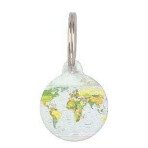 world+map+globe+country+atlas pet tag