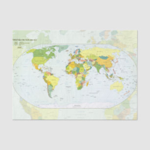 world+map+globe+country+atlas tissue paper