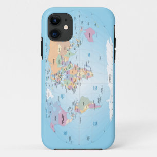 world map iphone case
