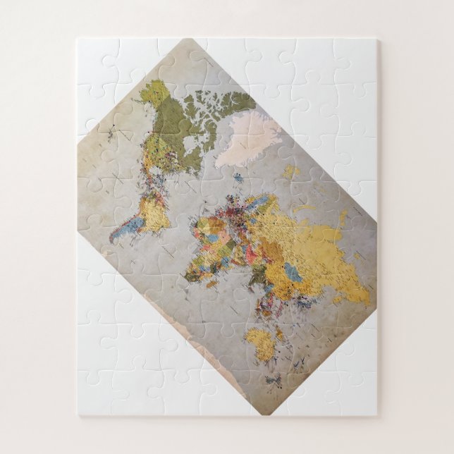 world map jigsaw puzzle (Vertical)