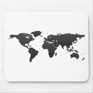 World Map Mouse Mat